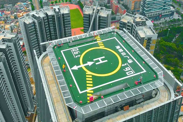 大廈頂上搭建直升機(jī)停機(jī)坪有什么因素需要注意的？